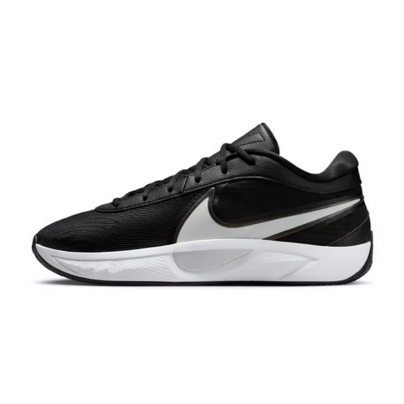 

Nike Antetokounmpo 6Th Generation Shock-Absorbing and Wear-Resistant Men's Basketball Shoes New Model Anti-Twist Strong Grip Low-Top Basketball Shoes Black and White Classic Versatile Cool Basketball Style Casual Sports Shoes Court Essential Fj7807-002