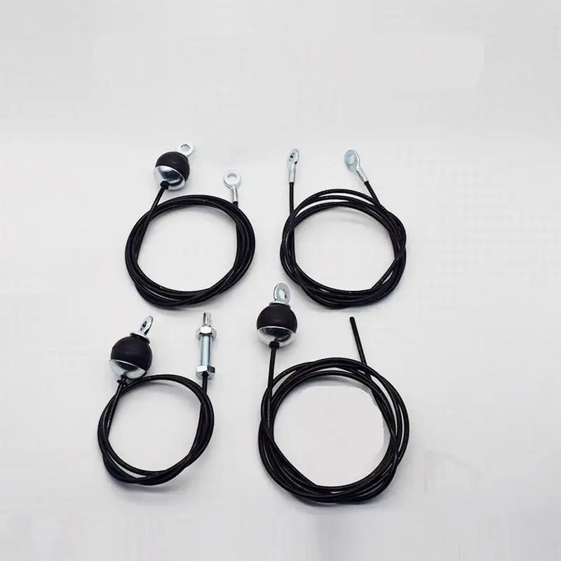 Steel Wire and Head Wiring Set, Fitness Equipment Accessories, Rope Assembly, 5mm, 6mm Customized Gym Cable, Tailor-made Cable