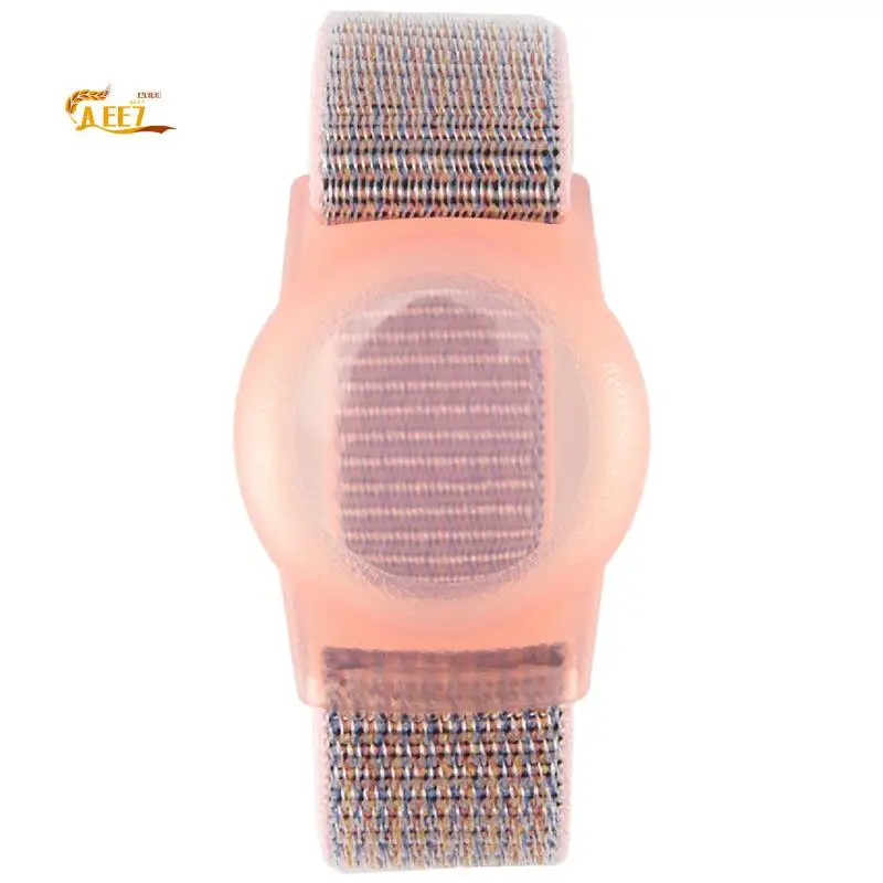 

AEE7-Детский браслет, совместимый с Airtag, защитный чехол для держателя GPS-трекера Air Tag с нейлоновым браслетом