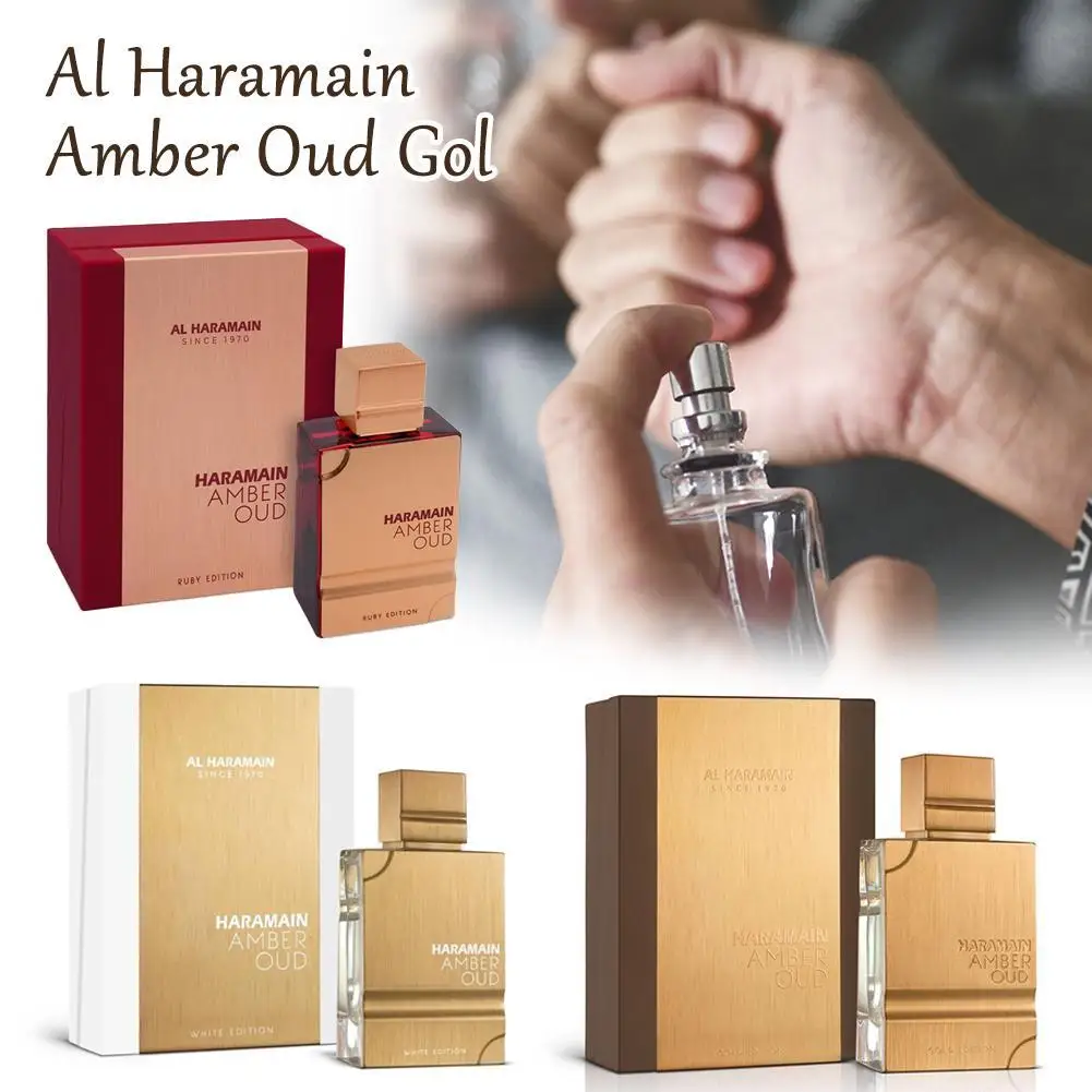 Роскошные арабские духи AL Haramain Amber Oud, 60 мл, парфюмерная вода для мужчин и женщин, духи с ароматом Дубая