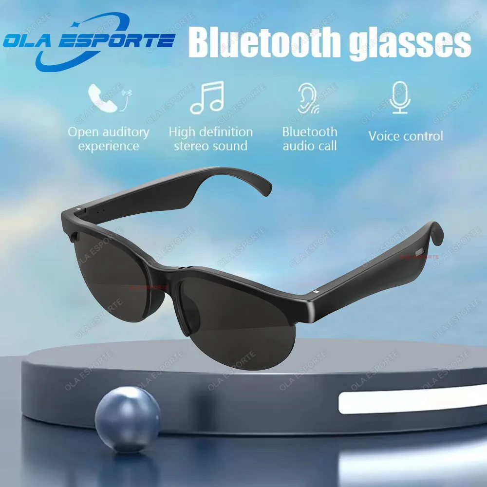 

Новые умные очки, мужские Bluetooth 5,3, наушники с защитой от Blu-ray, стереогарнитура, двойной динамик, сенсорное управление музыкой, наушники, солнцезащитные очки