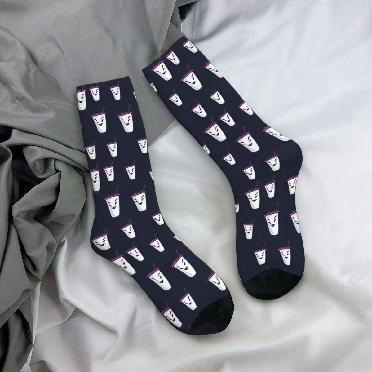 Coffee Men's Socks Vintage Harajuku Street Style Novelty Casual Crew Sock