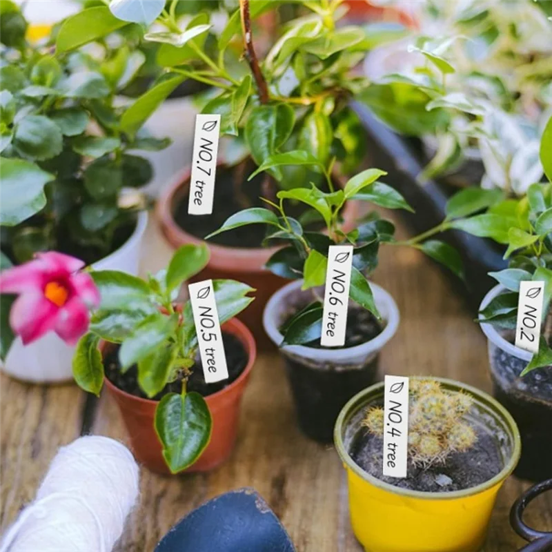 

AT48-Garden Plant Label Gardening Spatula Flowerpot Plastic Plant Label Nursery Marking Mark DIY Tools