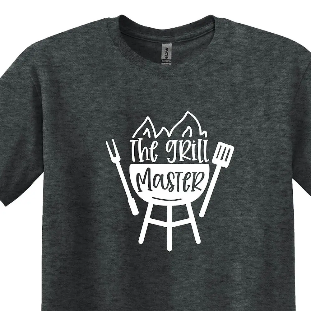 The Grill Master T Shirt Grandpa Dad For Papa Bbq Father'S Day Him