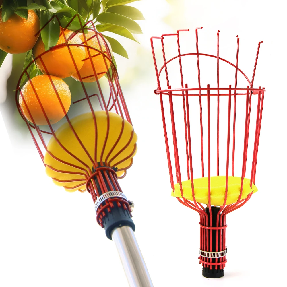 

1PCS Fruit Picker Basket Fruit Collector for High Altitude Gather Apple Avocado Lemon Mango Orange Convenient Picking Machine