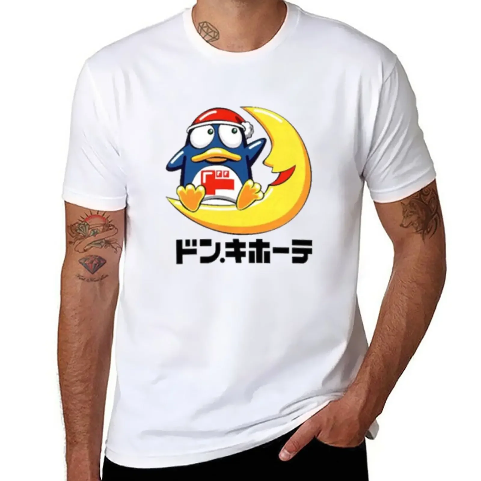 Image of Donpen Grafikbedrucktes T-Shirt für Herren und Damen, Sommer, 100 Baumwolle, Y2K-Kleidung, modisches, übergroßes, kurzärmeliges Oberteil, Streetwear, Unisex