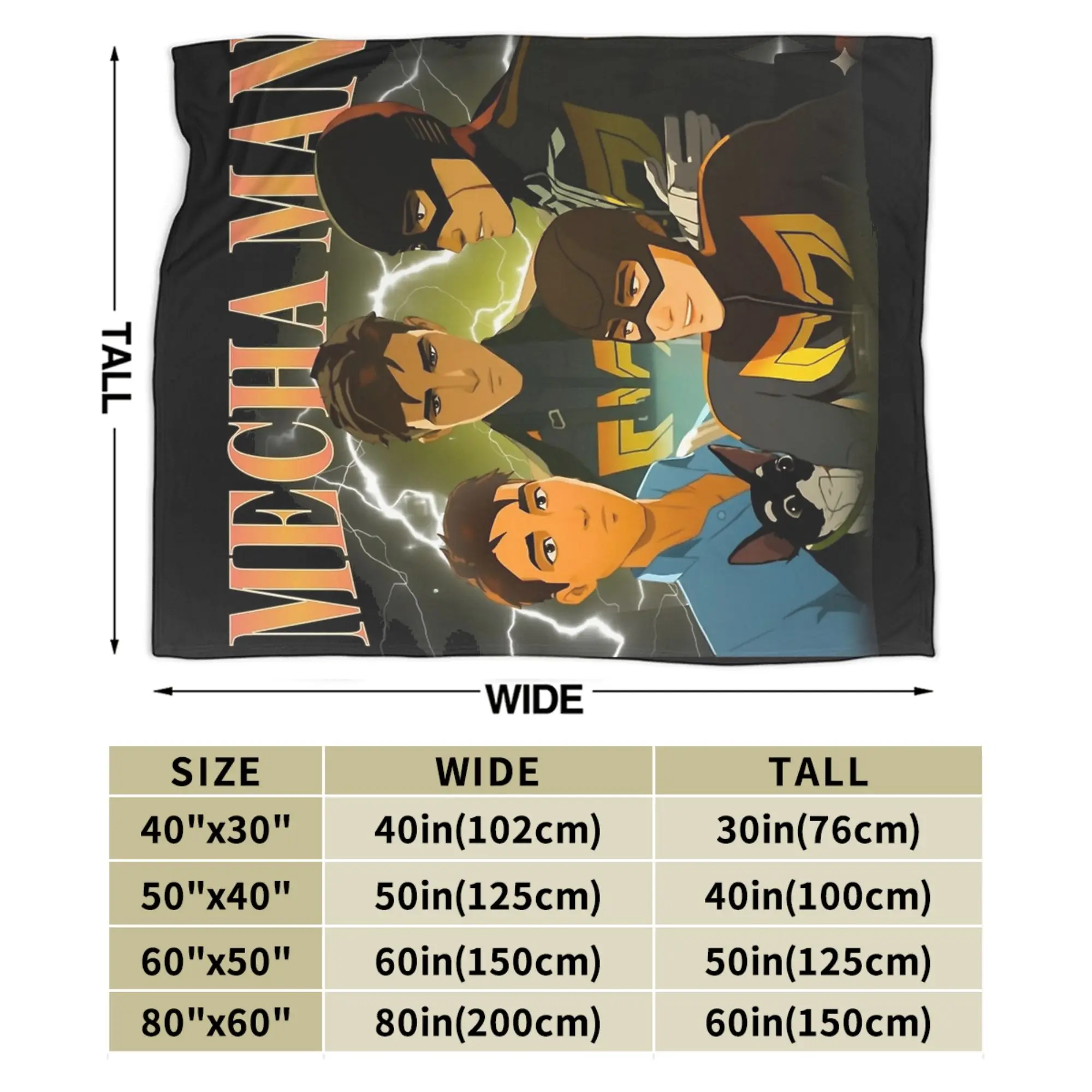 Mecha الرجال روبرت روبرتسون إرسال لعبة خمر 90s البطانيات أفخم مضحك الدافئة رمي البطانيات للمفرش الصيف