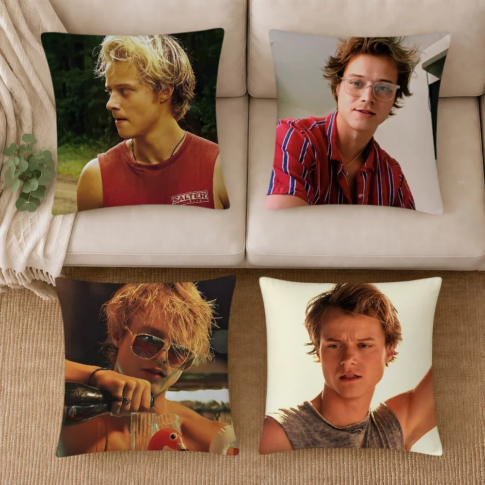 American actor Rudy Pankow cushion cover Double Sided soft Pillowcase hogar Sofa Living Room Home bed Decor pillowcovers Gift
