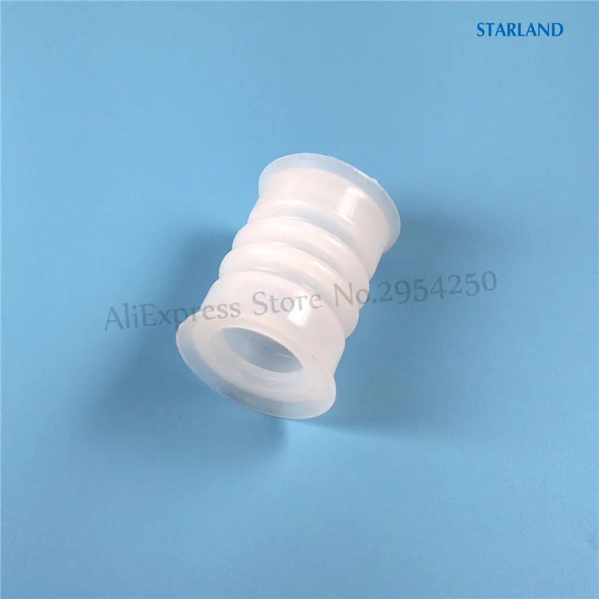 4Pcs White Seal Rings Silicone Pipes Spare Parts Elastic Sealing Tube Soft Serve Ice Cream Machine Accessoriy Replacement