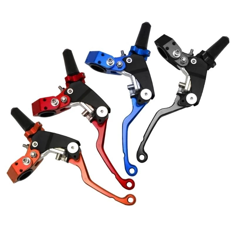 

AluminumAlloy Folding Brake Clutch Lever Handle Suitable for TX XCW XCF XCFW EXCF SXF Motorcross Dirt Bike-Pivot 2pcs