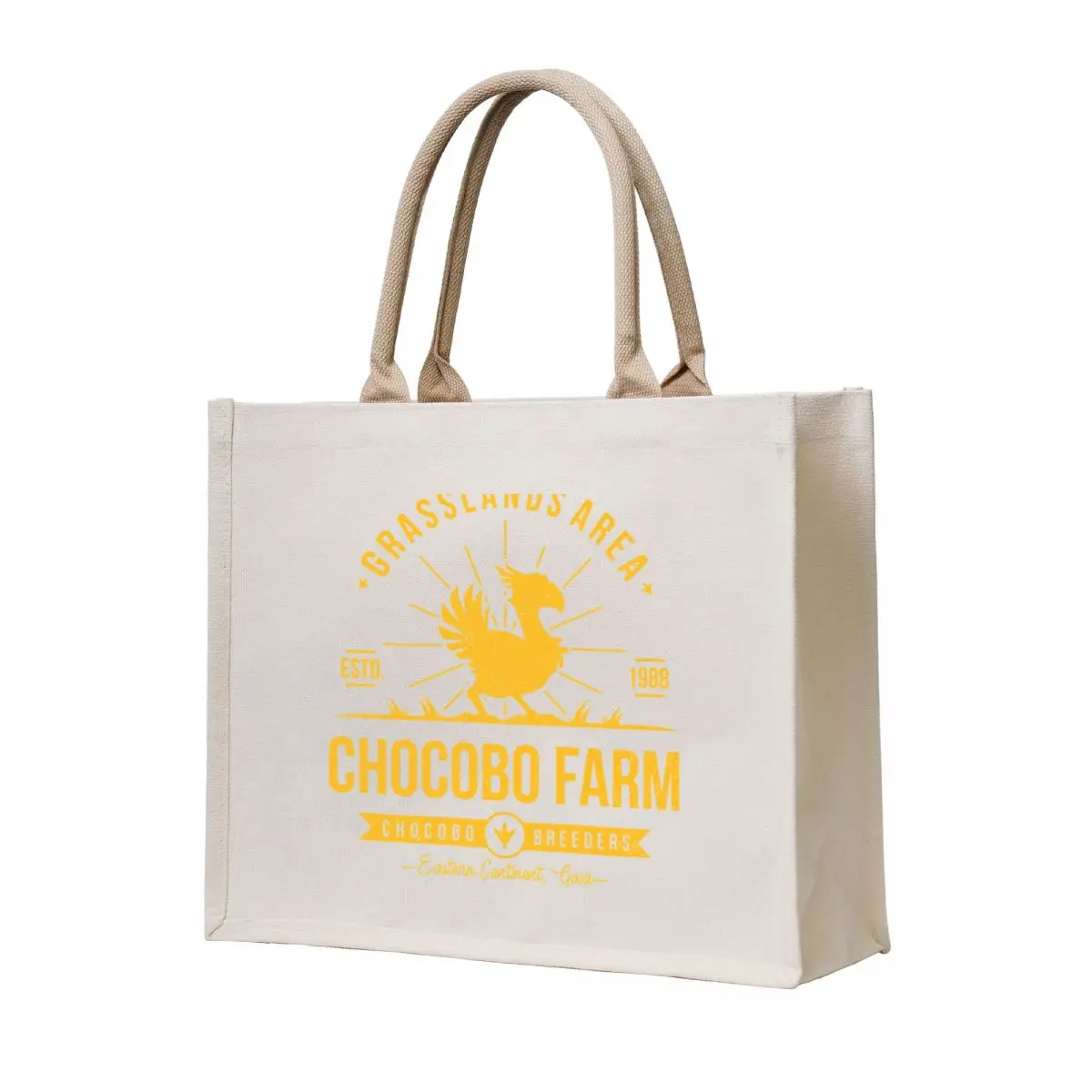 

Chocobo Farm Tote Bag tote bag men's Portable shopping bag shopping bags foldable tote screen