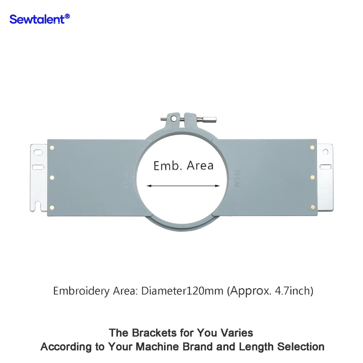 Sewtalent industry Plastic Embroidery Hoops for Melco Embroidery Machines Rings Tubular Frames Hoops