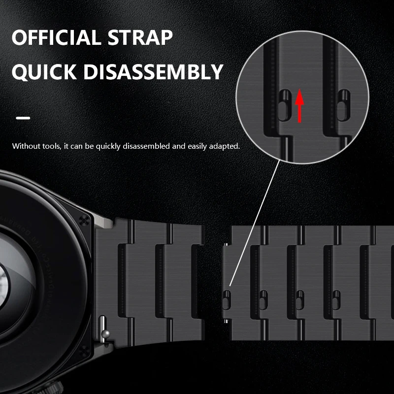 삼성 갤럭시 워치 8 40mm 44mm/8 클래식 46mm 용 티타늄 스트랩 갤럭시 워치 울트라 2025/7 울트라 47mm 용 고급 금속 밴드