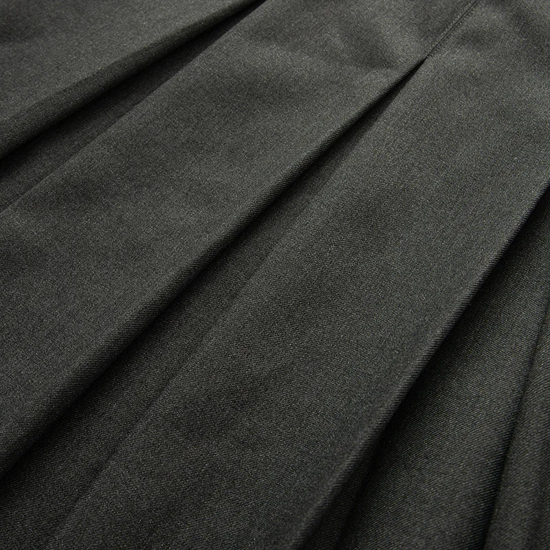 Autumn Women's Casual Versatile Fashion Grey Pleated Skirt Skirt Women's 46b-353044