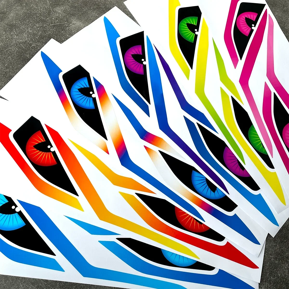 For Honda 2021-2023 PCX160 PCX 160 Motorcycle Headlight Stickers Moto Eyes Tint Decorative Transparent Accessories Decals