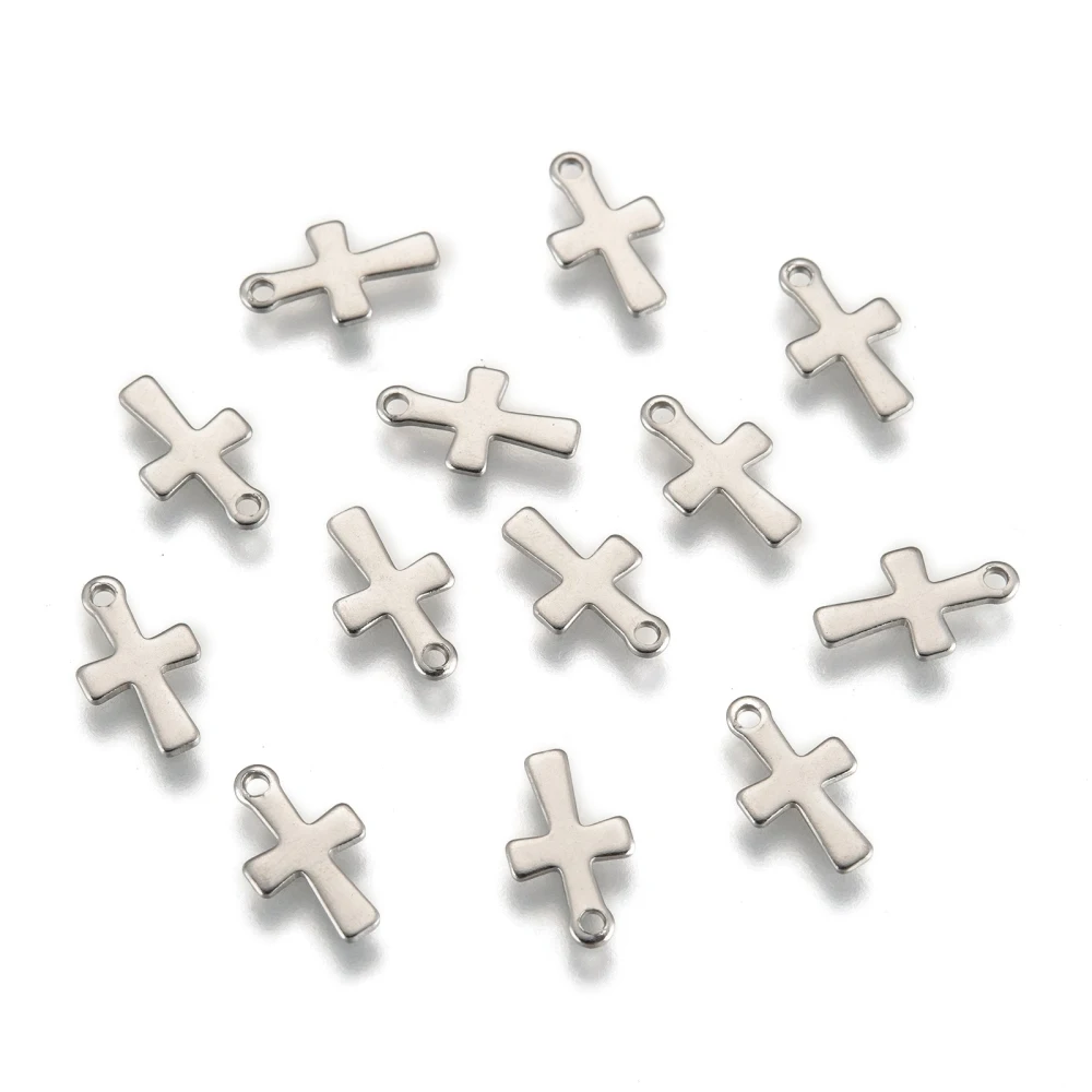 20Pcs Resistant Stainless Steel Charms Pendants Stainless Steel Color for Women DIY Necklace Bracelet Earring Jewelry Craft