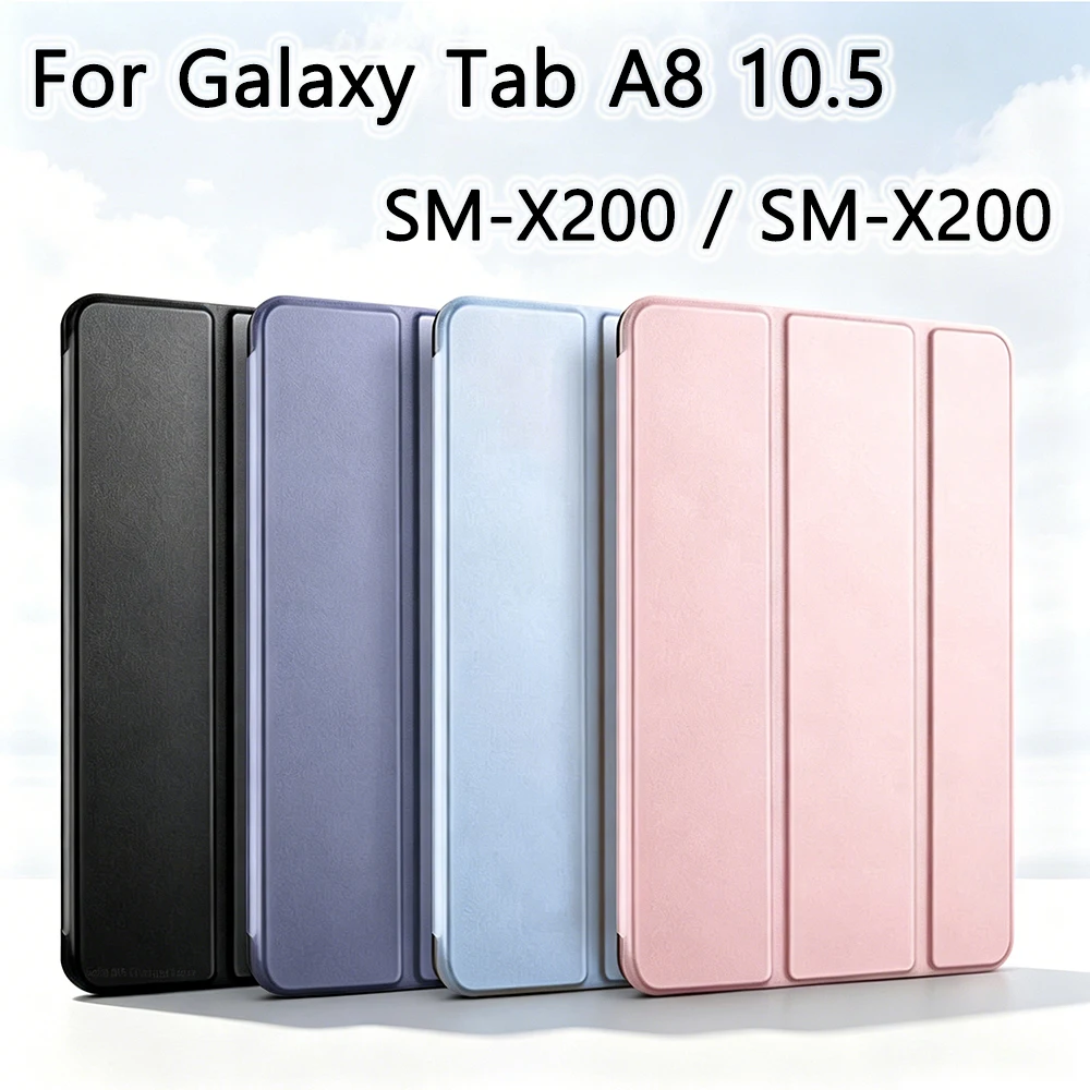 Case for Samsung Galaxy Tab A8 10.5 Inch 2022 Model (SM-X200/X205/X207), Tablet Case Magnetic Flip Smart Cover，Auto Wake/Sleep