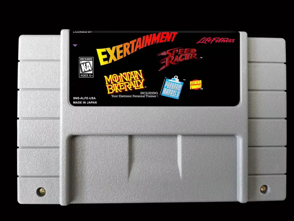 

16Bit Games ** Exertainment Mountain Bike Rally + Speed Racer ( USA version!! )