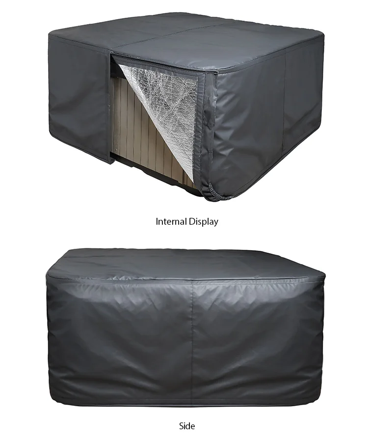 Modern Waterproof Spa Dust Cover for Pool Hot Tub Taisheng Brand 600D Oxford Fabric Customizable Size/Shape Easy Installation 1