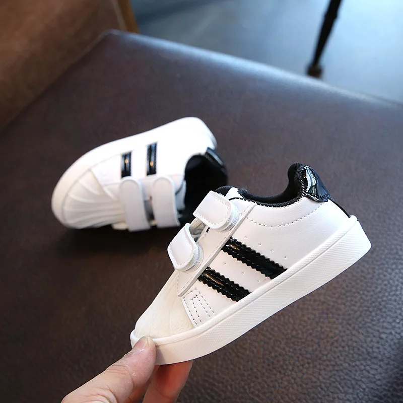 Baby Shoes Boys Sneakers Toddler Girls Shoes For Children PU Leather Flats Fashion Infant Soft Kids Casual Shoes Sapato Infantil