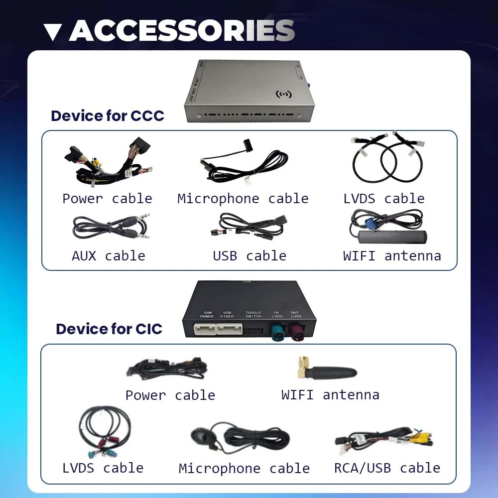 BONROAD اللاسلكية CarPlay أندرويد السيارات محول لسيارات BMW E60 E61 E62 E63 E64 CCC CIC بلوتوث مرآة ربط واجهة وحدة