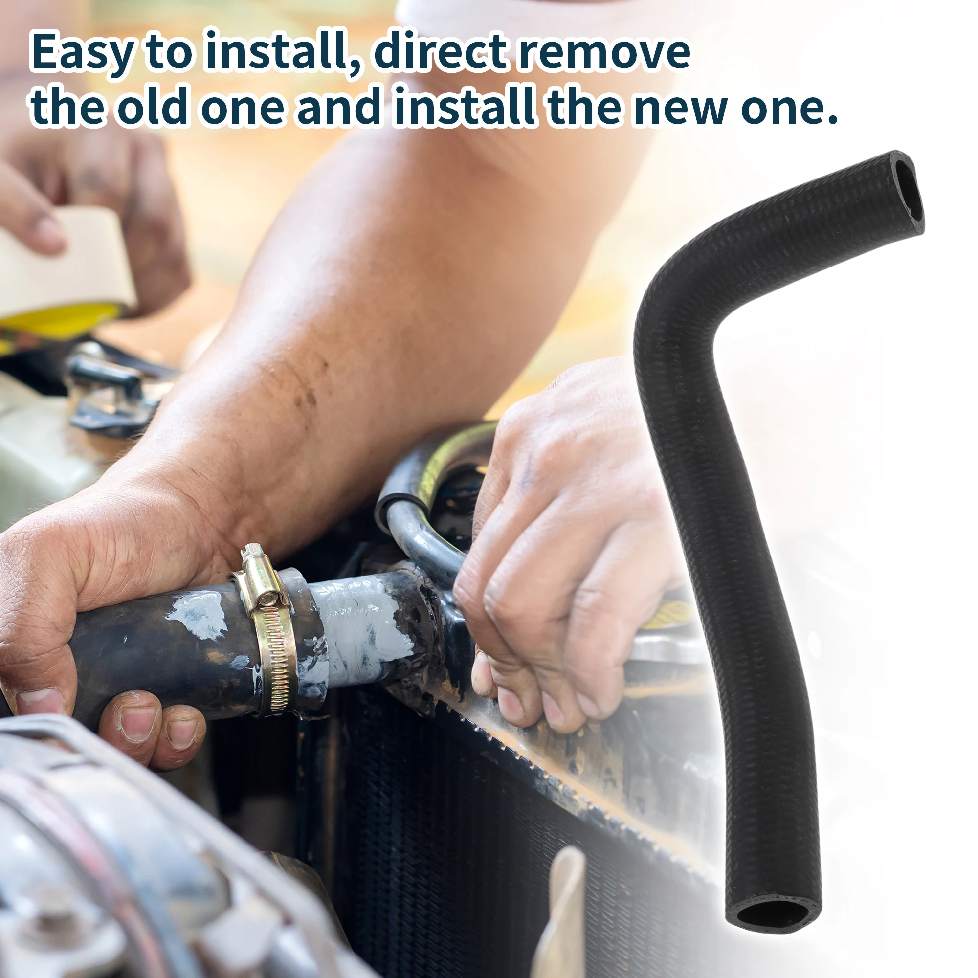 Motoforti خرطوم المبرد سخان خرطوم المبرد المخرج خرطوم الأنابيب لتويوتا كراون 05-10 No.1626731021 أنبوب التبريد #6