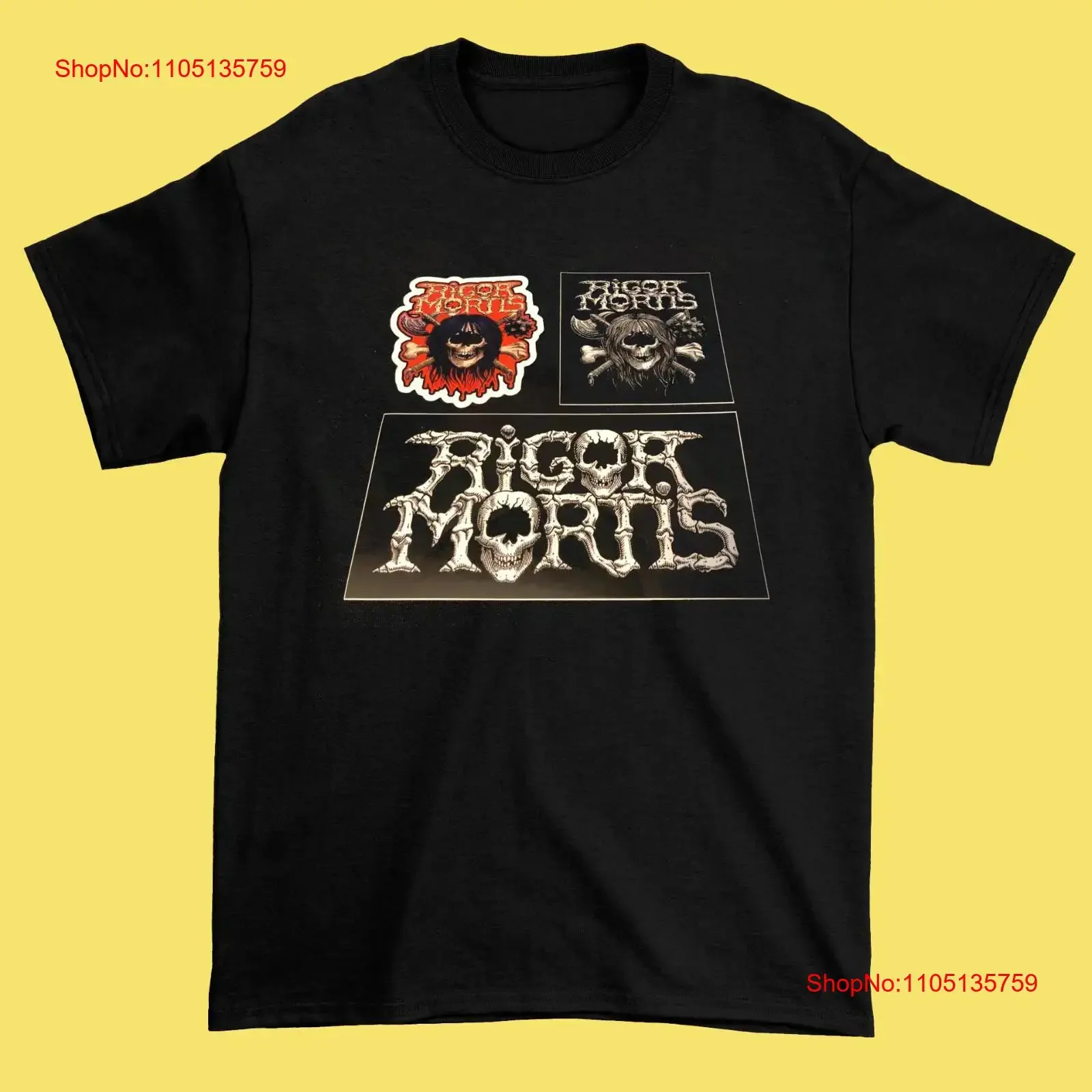 HOT Rigor Mortis Black Cotton All size S 5XL For Fans T shirt HD147 vintage Washed Soft Comfortable streetwear Unisex fashion
