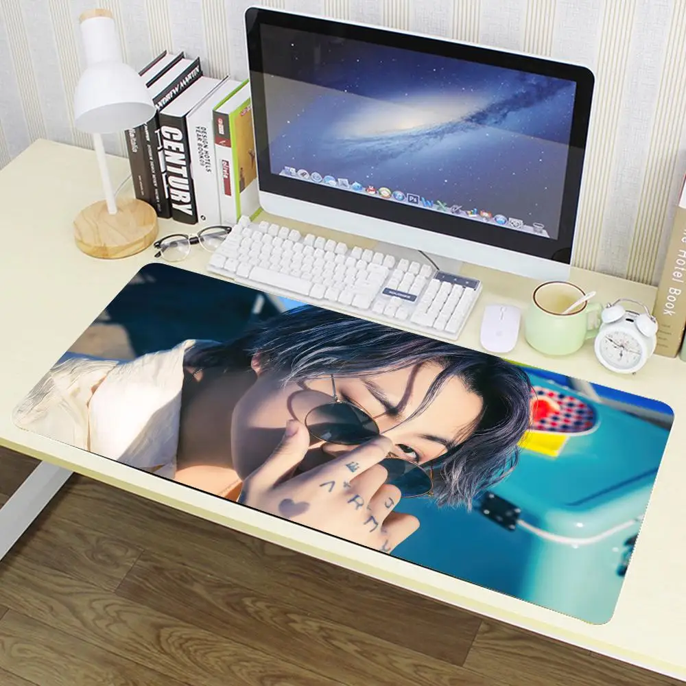 Mouse Game Office Mat Jimin Wireless XXL Laptop Gaming Pad Namjoon Jung Rug Keyboard Desktop Gamer Large Accessories Table Big