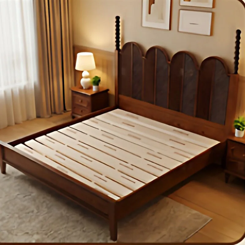 

Castle European Massage Bed Bedroom Frame Double Luxury Storage Floor Wooden Design Bed Safe Sleeping Beliche Home Furniture
