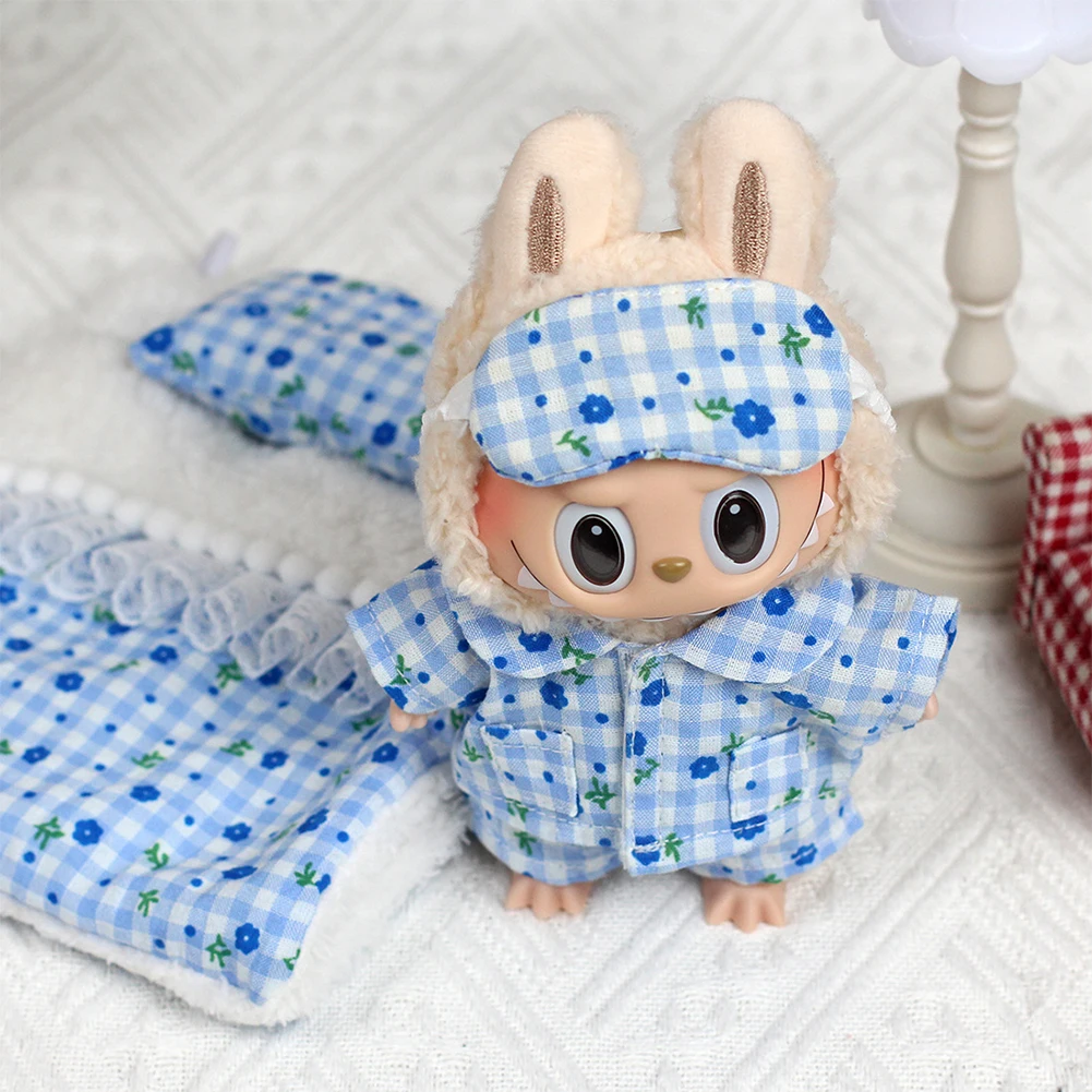 Ropa De Cama Para Muñecas De 20 Cm Con Almohada Y Manta, Set De 3 Piezas De Peluche Y Algodón, Accesorio Decorativo Y Regalo Para Coleccionistas