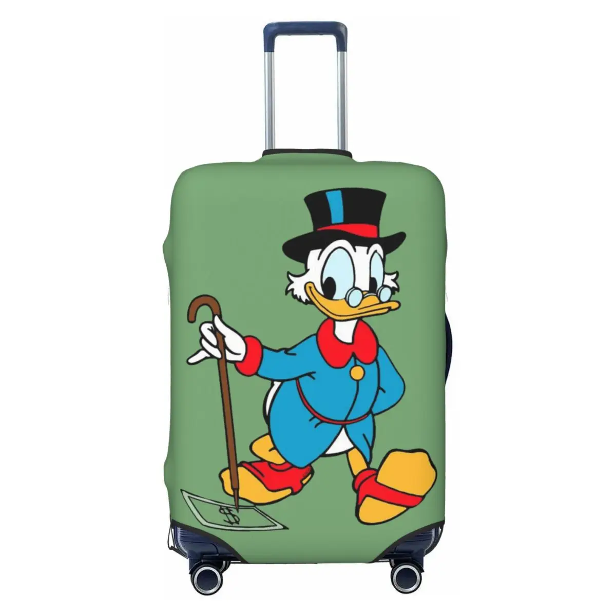 

Custom Donald Duck Cartoon Luggage Cover Elastic Travel Suitcase Protective Covers Fits 18-32 Inch