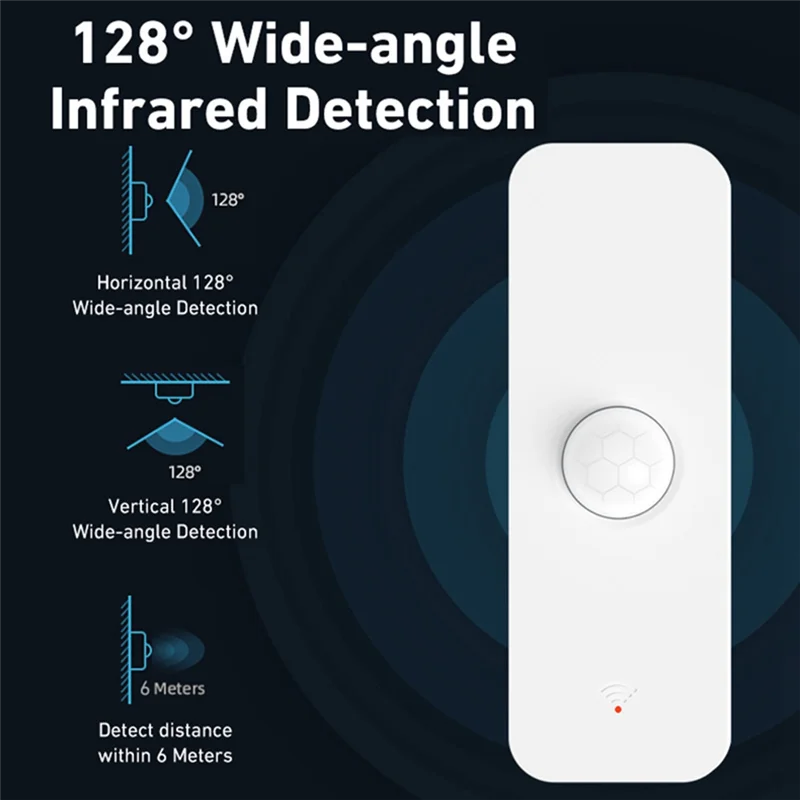 Tuya Wifi Human Body Infrared Sensor Alarm - Burglar Alarm Suitable For Home/Garages/Shops Easy To Use-N36R