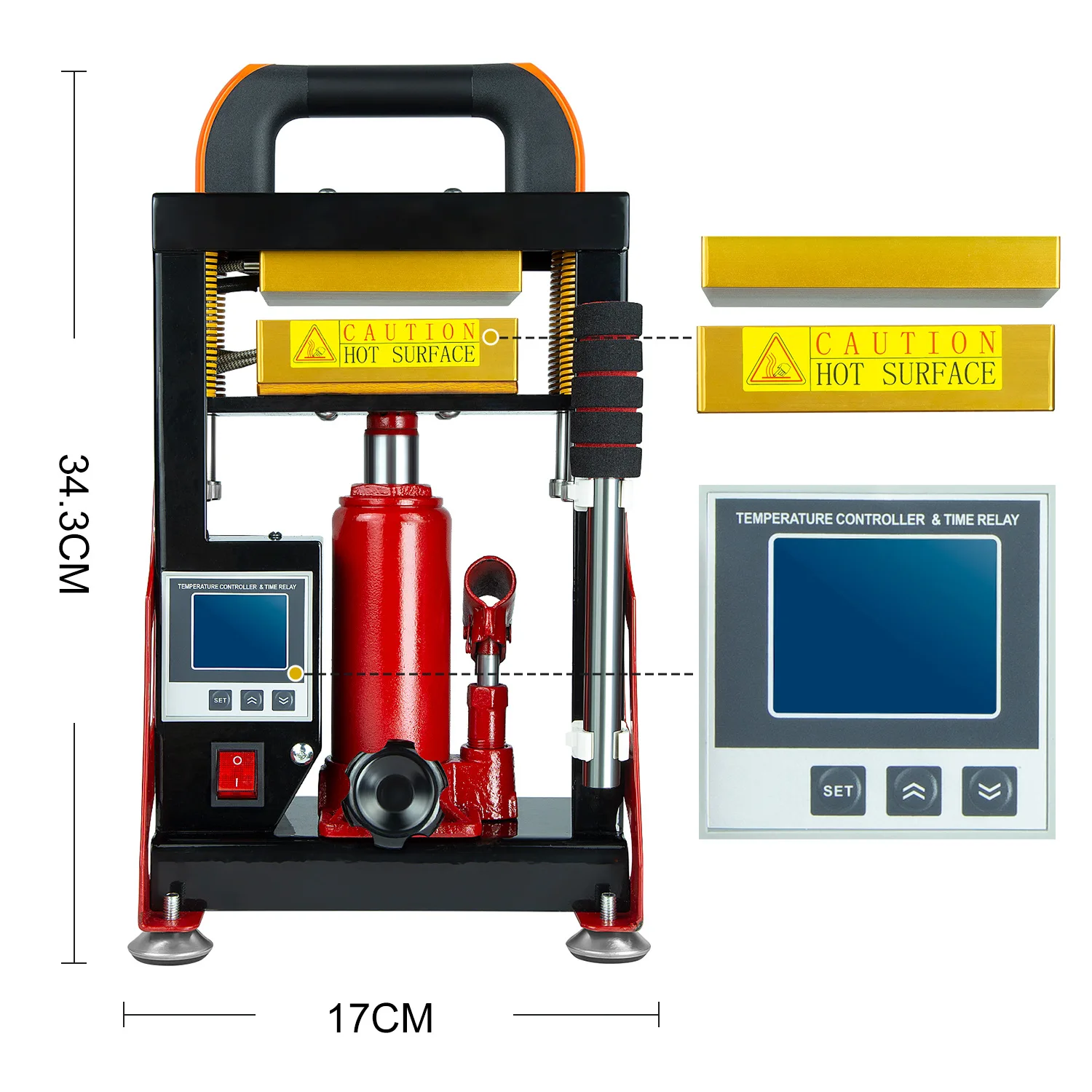 YF64 Rosin Extraction Heat Transfer Machine Powder Tablet
