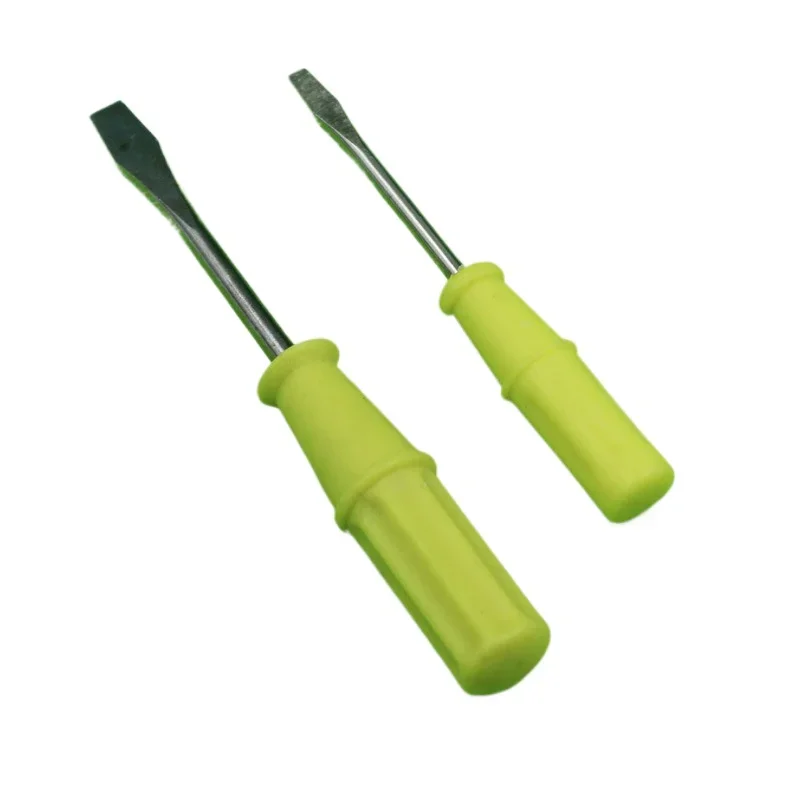 2pcs Beige Flat Screwdriver Large Flat Knife Sewing Tool Accessories A Screw Small Yellow Screwdriver