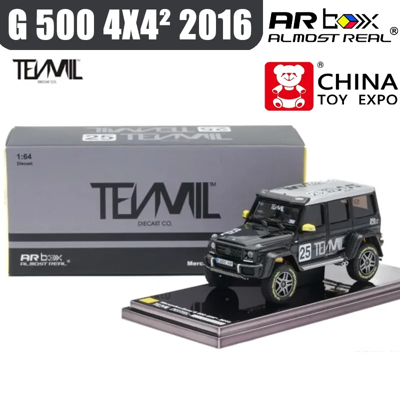 AR 박스 X 텐밀 1/64 G 500 4X4² 2016 CTE 2025 상하이 합금 자동차 장난감 다이캐스팅 금속 모델 컬렉션 소년 선물