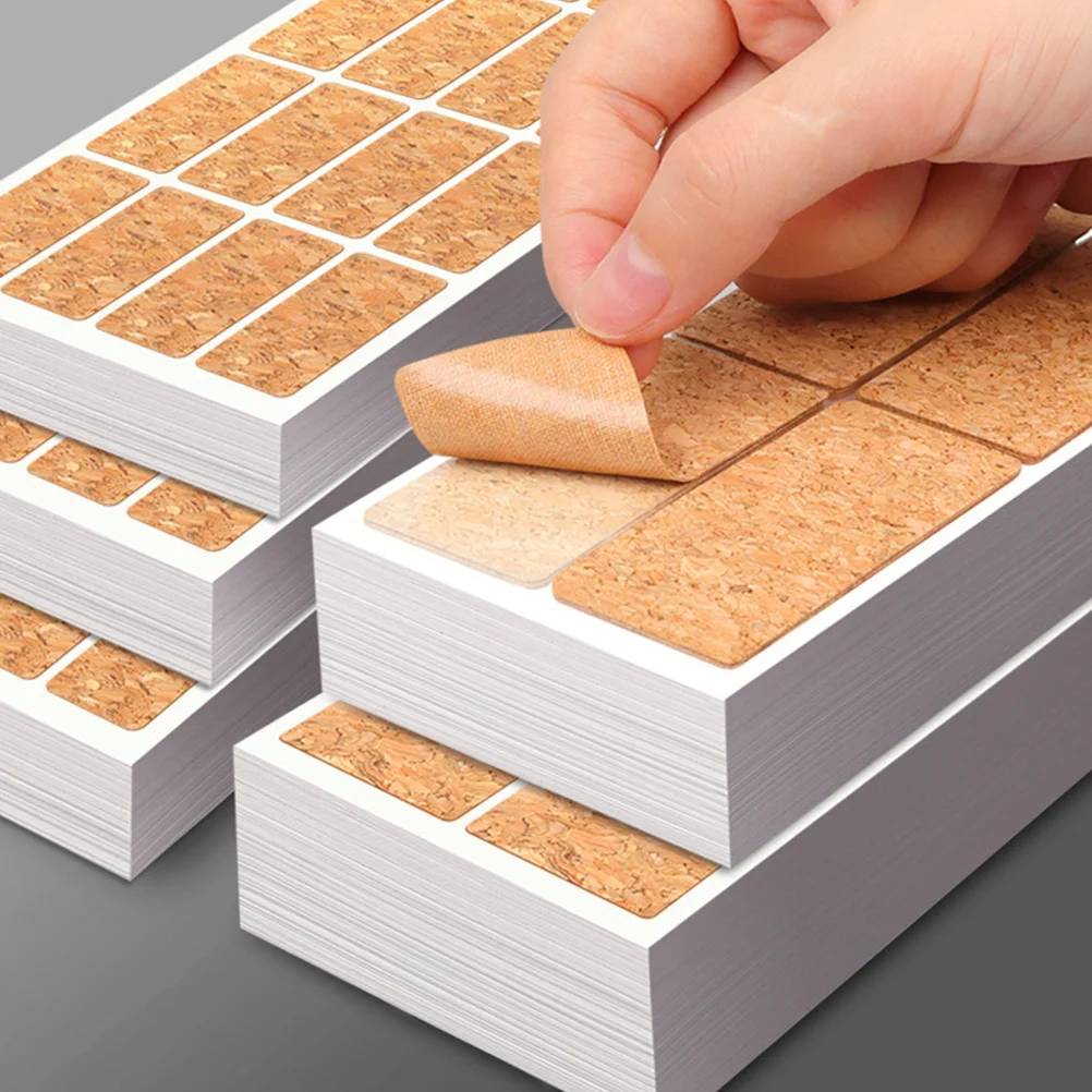 

24 Sheets Water Resistant Cork Label Stickers Bottle Labels Household Storage Kitchen Pantry Food Container Organizing