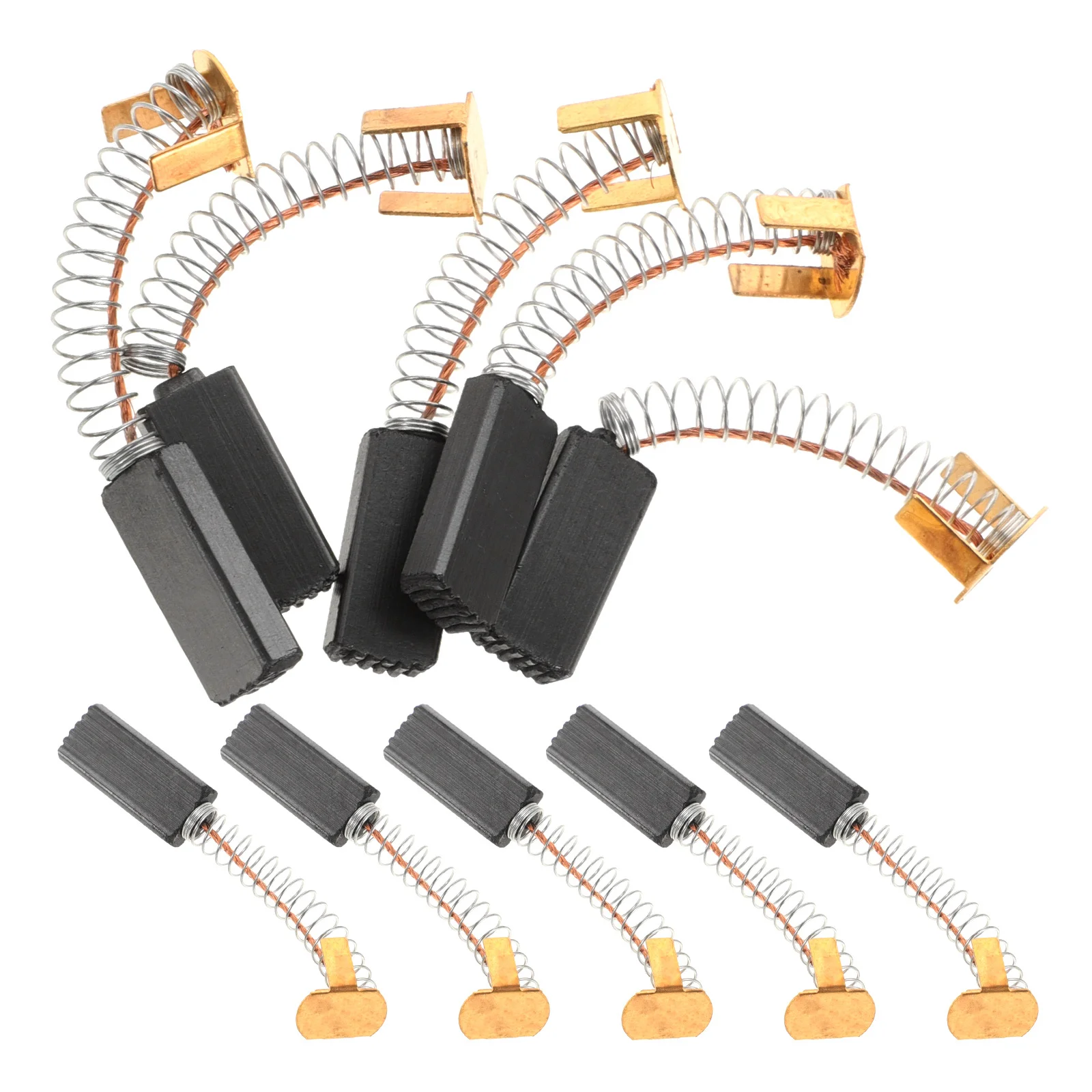 

10pcs Motor Carbon Brushes High-Wear Replacement For Sealing Machines Medical Centrifuges Rotary Tools Power Tool Repair Parts