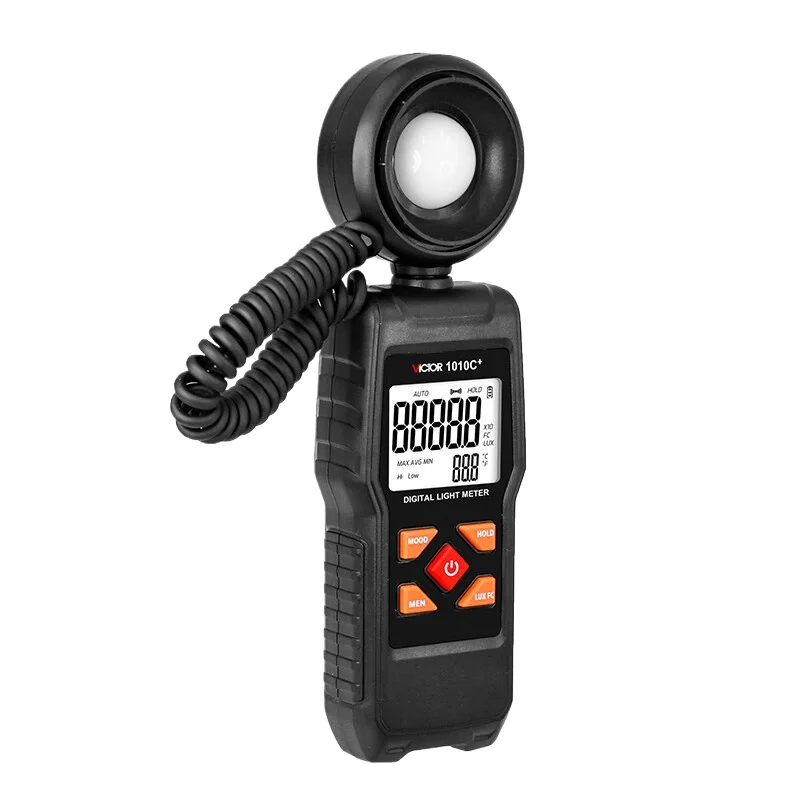 

Illumination meter VC1010C +/D digital display high-precision lighting light meter