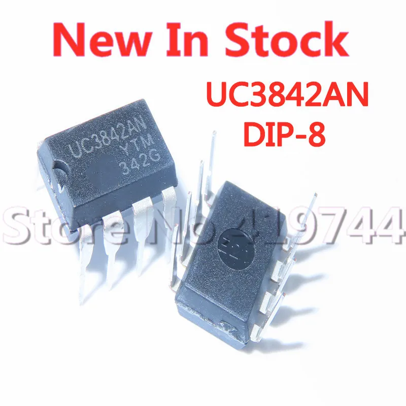 5PCS/LOT UC3842AN UC3842 3842AN DIP-8 current mode PWM pulse width modulator chip In Stock NEW original IC