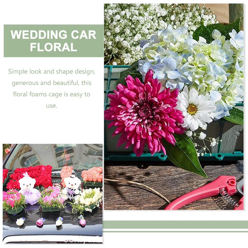2 قطعة قفص رغاوي الأزهار قسط امتصاص الماء تشكيلة زهور أداة لحفل الزفاف Diy بها بنفسك قاعدة الأزهار إمدادات حديقة خفيفة الوزن
