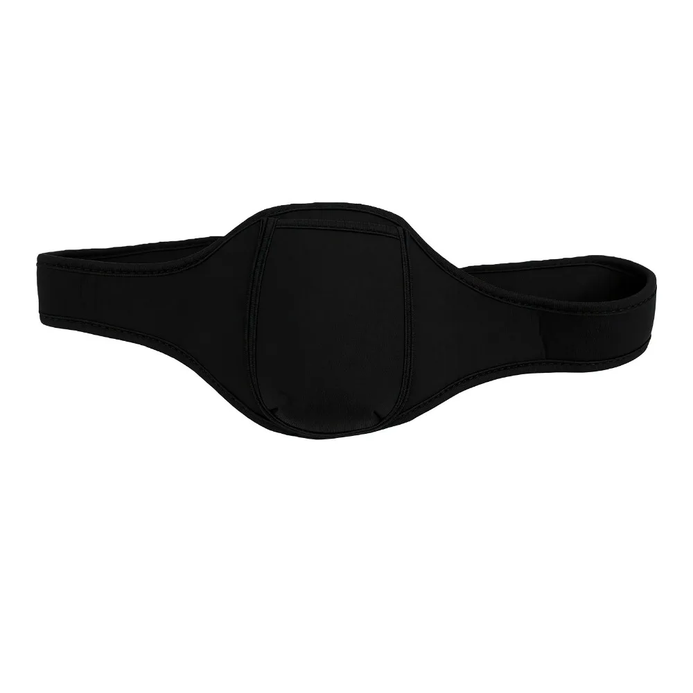 2 pièces, ceinture noire pour microphone, sangle réglable, support élastique pour microphone, tissu de plongée, ceinture légère pour microphone d'instructeur de fitness