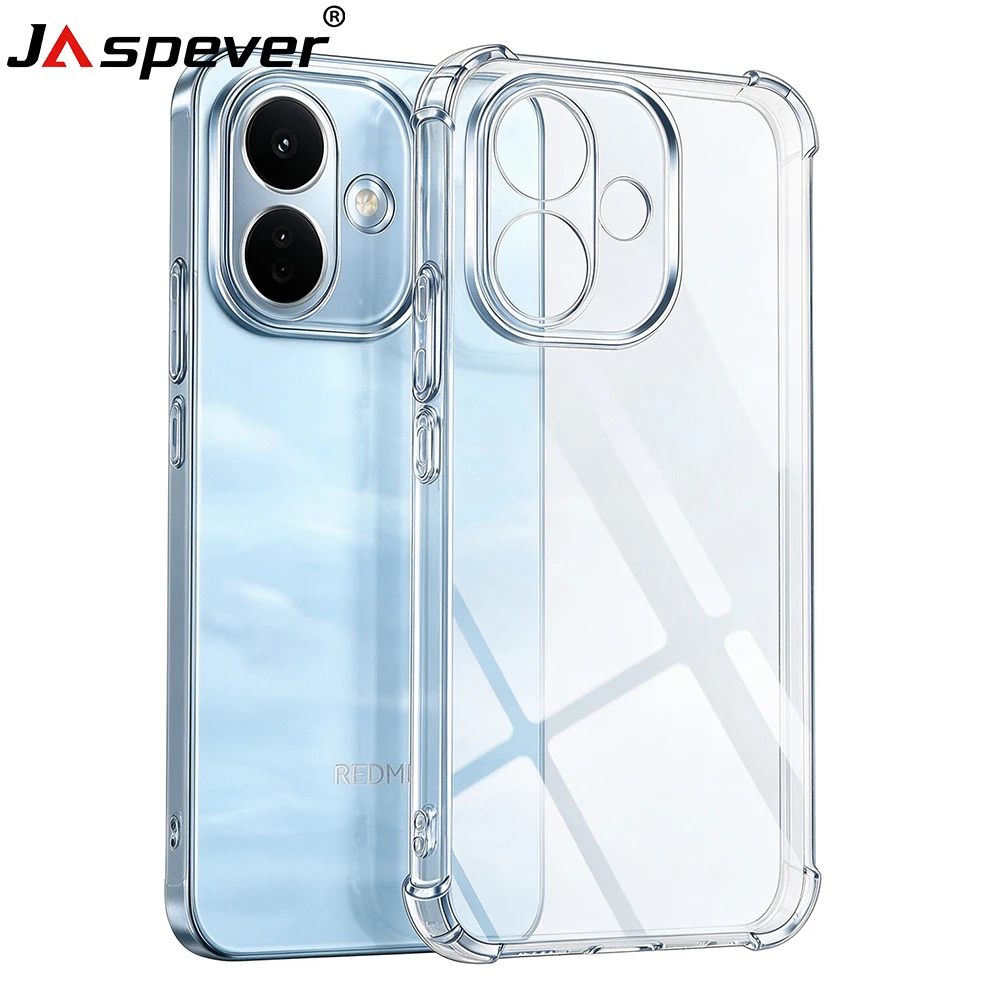 Ударопрочный мягкий чехол для Xiaomi Redmi Note 17 Pro Max Redmi17 RedmiNote17Pro 4g 5g RedmiNote17ProMax Прозрачный ультратонкий чехол из ТПУ