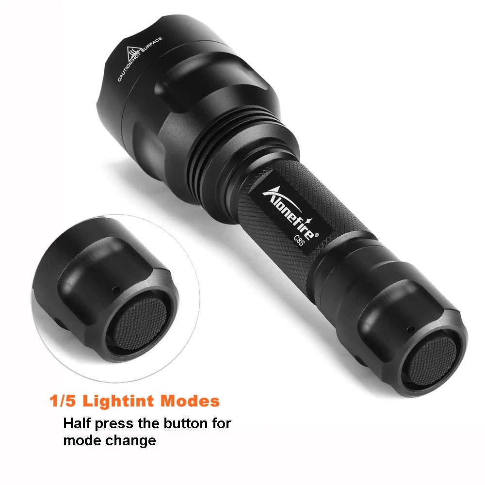 C8 Classic High Power Led Tactical Flashlight Outdoor Hiking Travel Fishing Camping Hunting Portable Night Lighting Torch lamp