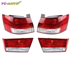 Car Rear Bumper Brake Lamp Tail Light Cover Car Accessories For Hyundai Sonata NF 2005 2006 2007 Without Bulbs