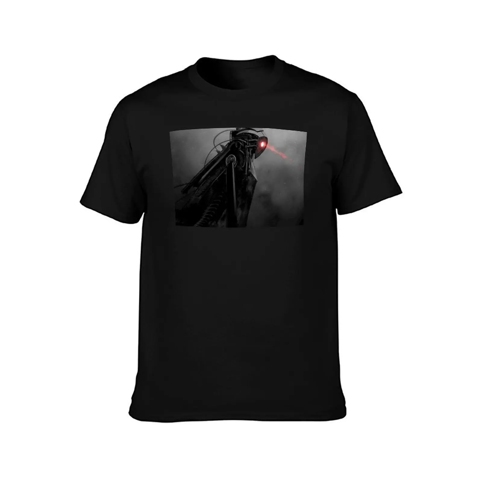 The Watcher EXECUTION Series Post Apocalyptic Scifi Artwork by Austen Mengler T-Shirt Soft Anti-Shrink Cotton Tee T-Shirt