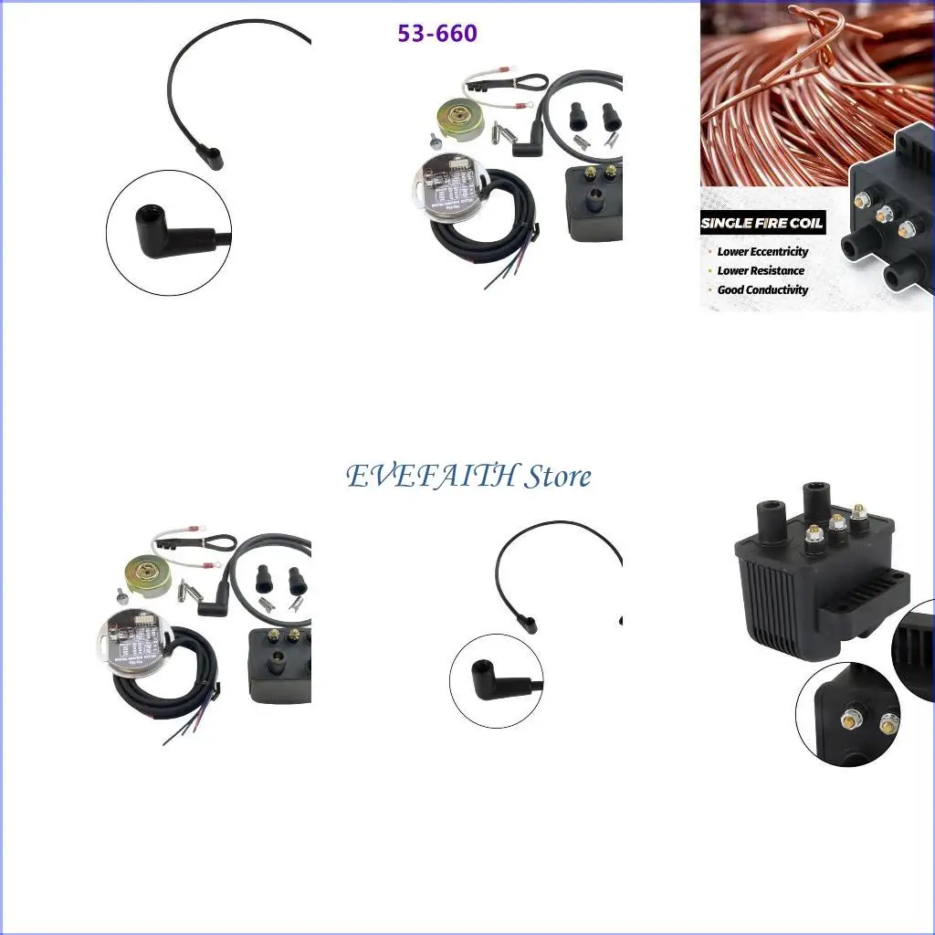 

124B Single Ignition 53-660 Replace Accessories for Evolution XL