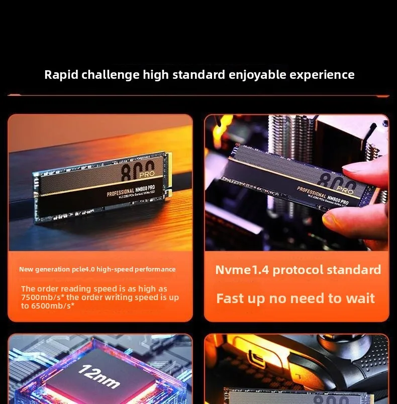 Per M.2 Lexar NM800 PRO 512G/1TB SSD PCIe 4.0