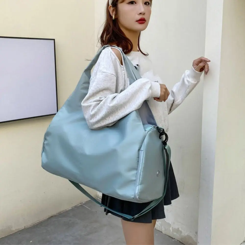 

Oxford Carry On Travel Bag Large Capacity Waterproof Sports Fitness Bags Wet Dry Separation Travel Tote Bag Gym Yoga