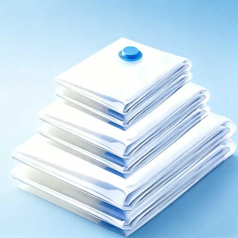 

5PCS Vacuum Compression Bags Set for Quilts Clothes with Air Pump - Transparent Underbed Underbed Wardrobe Compressed Storage Ba