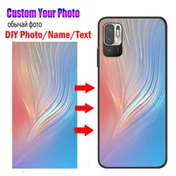 Customized Silicone Cases for Xiaomi Redmi Note 10 5G 10T 11 10 9 4G Note 13 12 Pro Plus 12S 10S 11S 9S 9T Photo Cover DIY Image